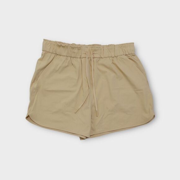 Lululemon Stretch High Rise Shorts 3.5" Prosecco Yellow Size 10 - Picture 1 of 7